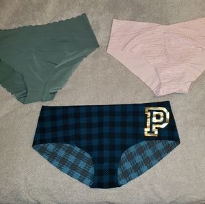 NWOT VS/PINK Panty Bundle Size Large